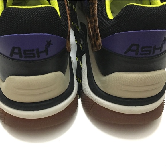 NWOT/B Ash Chunky Leopard Print Sneakers - Picture 10 of 10